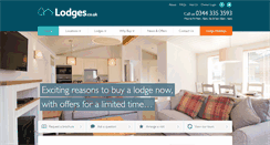 Desktop Screenshot of lodges.co.uk